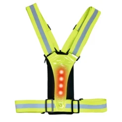 Up Ultimate Performance Stile Reflective LED Run Vest & Phone Carrier - Fluorescent Yellow 6 Up Ultimate Performance Stile Reflective LED Run Vest & Phone Carrier - Fluorescent Yellow -Sportswear stile green back lit